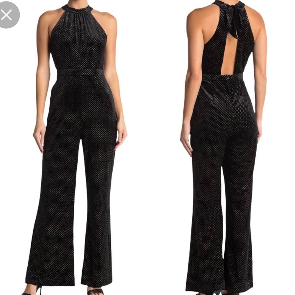 Black Velvet Jumpsuit!